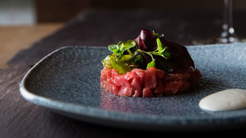 A small plate served at Tartare in  Galway. Photograph: Anita Murphy