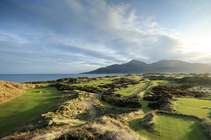 Royal County Down Golf Course, location of Amgen Irish Open 2024