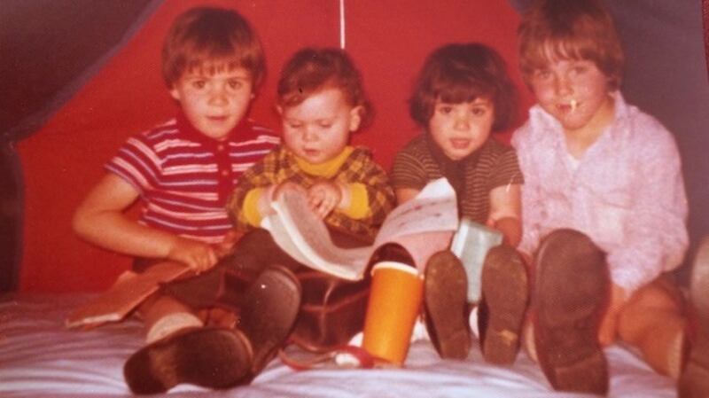 From left-to-right, Billy, Dervla, Tanya and Jason Black.