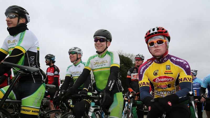 Kilian Doyle before a weekend race. Photograph: Lorraine O’Sullivan