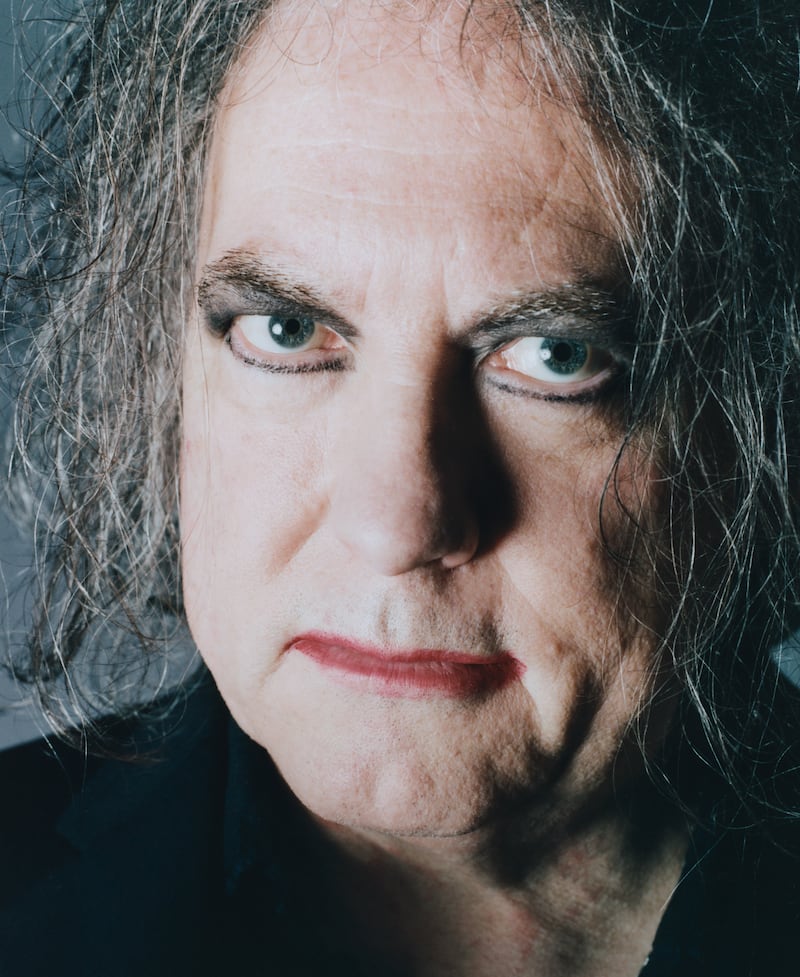 Robert Smith, frontman of the Cure, whose first new album in 16 years is out this week, in Brighton, England on Oct. 30, 2024. 'I think it's natural, as you grow older, to feel more and more despairing of what goes on,' Smith said of the material on their new album. 'Because you've seen it all before and you see the same mistakes being made. And I feel like we're going backwards.' Photograph: Charlie Gates/The New York Times