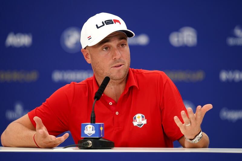 Justin Thomas has struggled for form but is an accomplished matchplay golfer. Photograph: David Davies/PA Wire