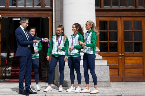 Miriam Lord’s week: Election talk gathers pace as victorious athletes demonstrate how to pass the baton