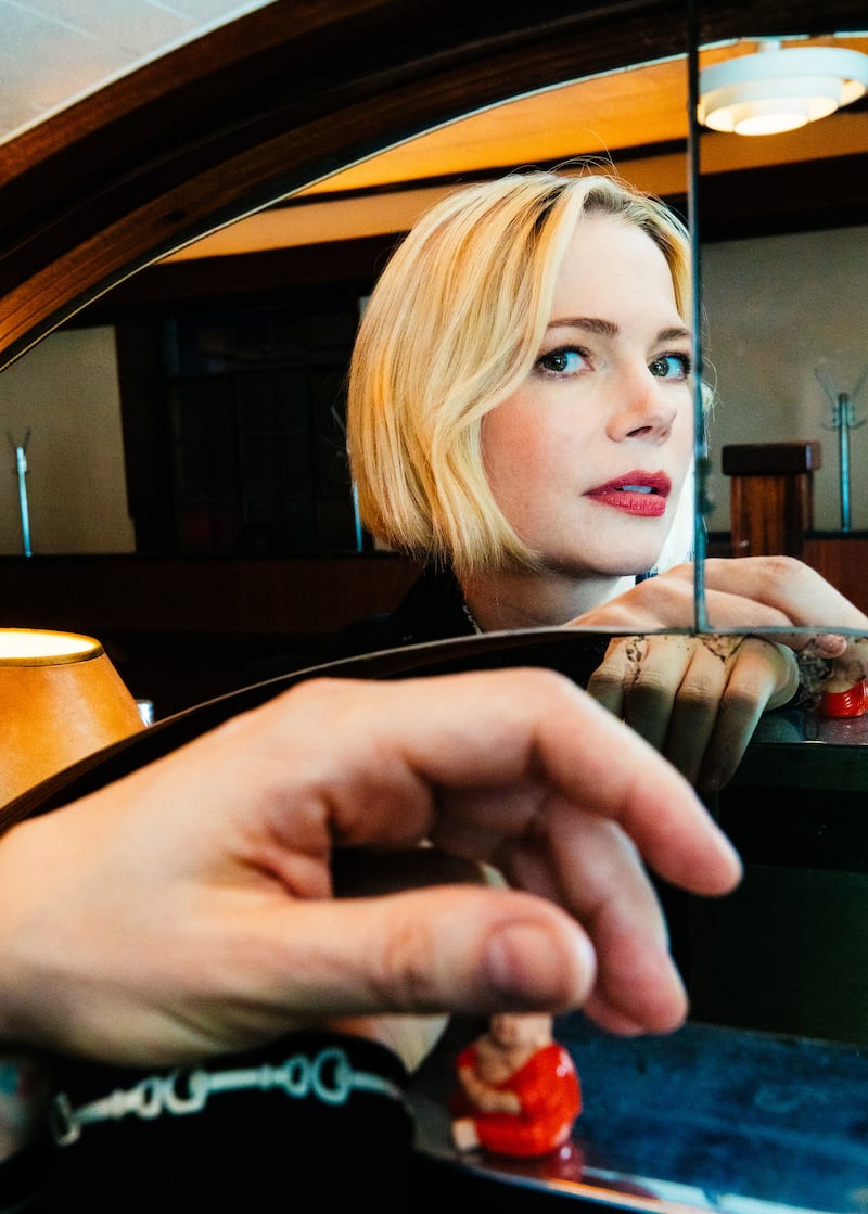 Michelle Williams: 'I couldn’t believe it when I started turning pages in this script for The Fabelmans.' Photograph: Sinna Nasseri/The New York Times