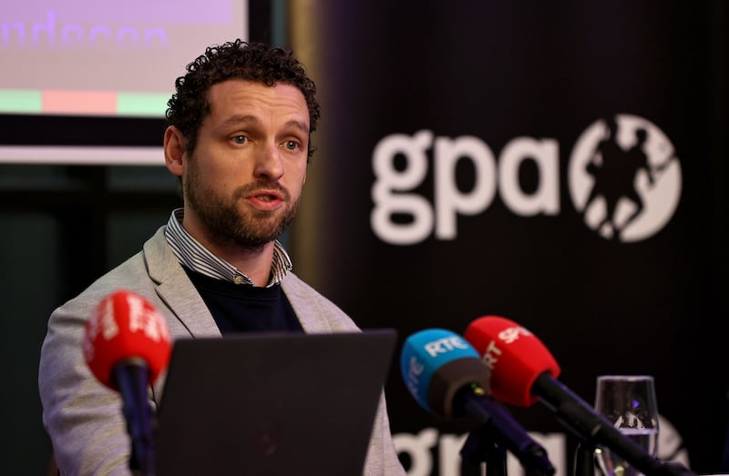 GPA chief executive officer Tom Parsons also suggested that funds raised from the sleeve sponsorship on intercounty jerseys be pooled to support all counties. Photograph: Inpho/Andrew Conan