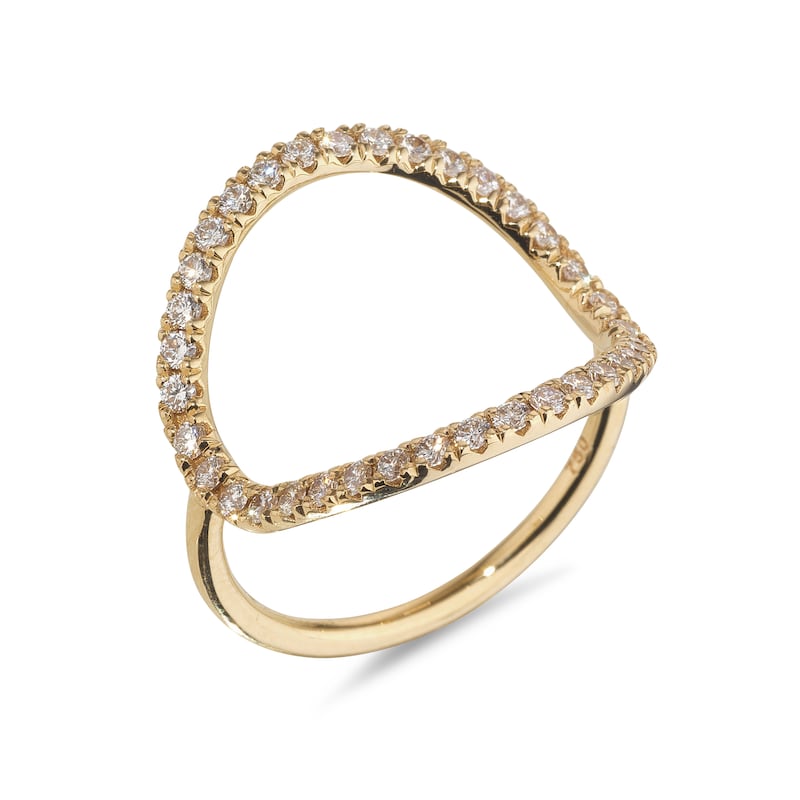 Serendipity 18ct Gold ring with White Diamonds, €3,900 at MoMuse