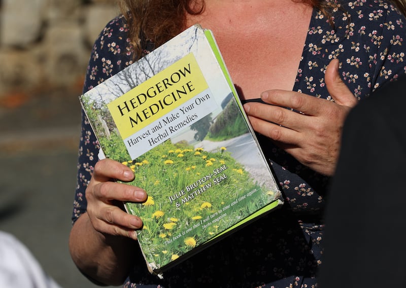 Geraldine Kavanagh recommends using at least one guide book, and preferably two, to help with photo identification of plants. Photograph: Nick Bradshaw 