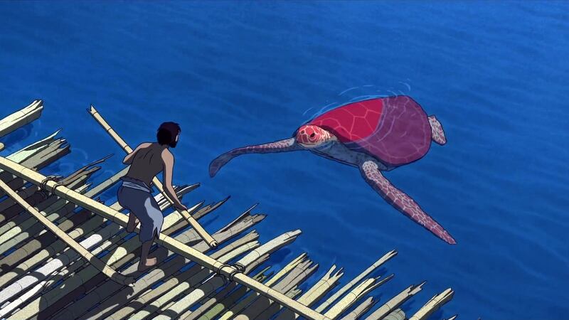 The Red Turtle:  ‘damp washes and elegant story’