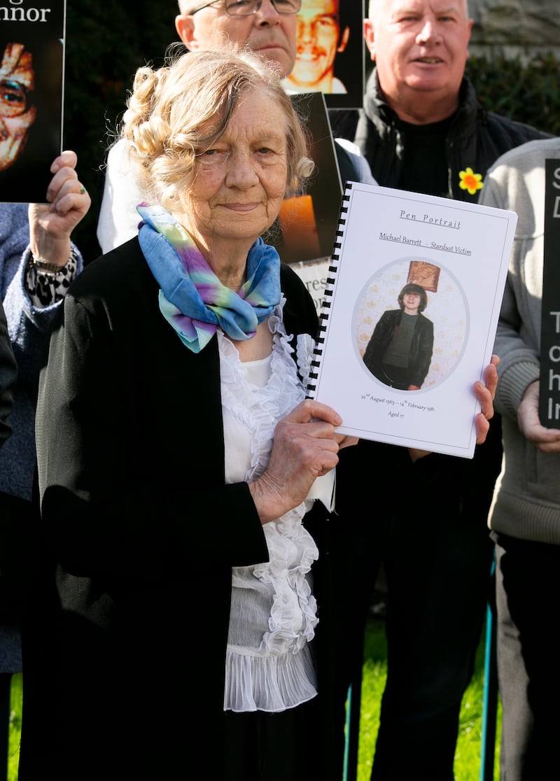 Gertrude Barret, whose son Michael Barrett died in the Stardust blaze. Photograph: Gareth Chaney/Collins 