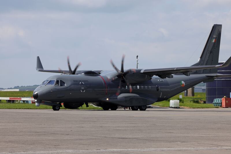 Ireland’s new C295 maritime surveillance aircraft. Photograph: Alan Betson / The Irish Times

