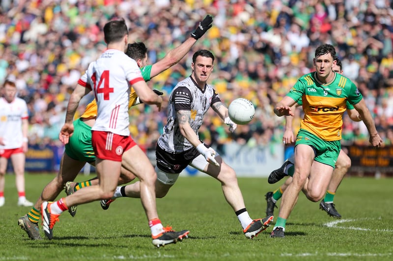 Tyrone's Niall Morgan. Photograph: Lorcan Doherty/Inpho