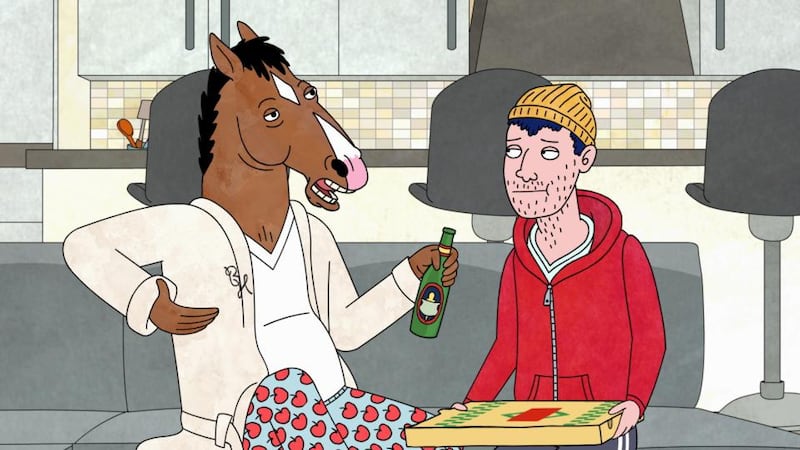 Leftfield: BoJack Horseman, voiced by Will Arnett, and Todd, voiced by Aaron Paul. Photograph: Netflix