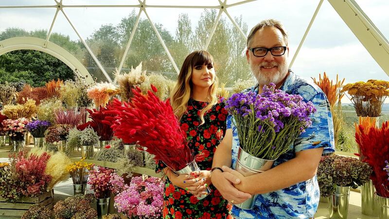 Natasia Demetriou and Jim Moir in Big Flower Fight