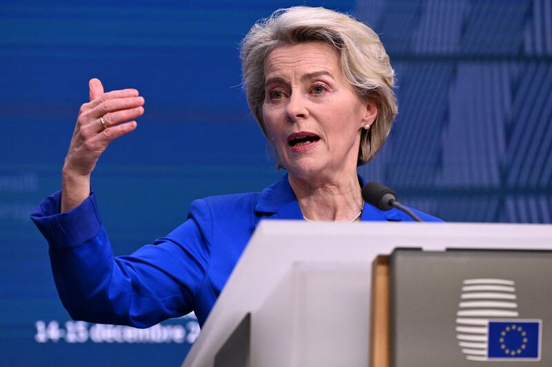 European Commission president Ursula von der Leyen. Photograph: John Thys/AFP via Getty Images