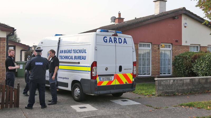 The scene was being preserved on Wednesday morning pending the arrival of the Deputy State Pathologist. Photograph: Colin Keegan/Collins Dublin