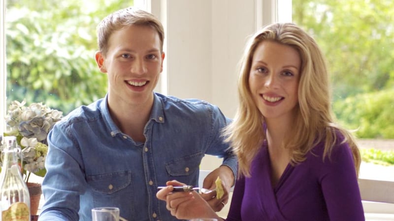 Jordan and Jessica Bourke who will be giving a Guilt-Free Gourmet demo at Donnybrook Fair cookery school