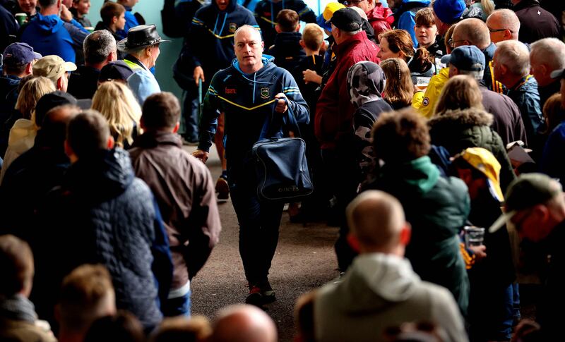 Cahill arriving at Semple Stadium for a match against Clare in the Munster senior hurling championship in May 2024. Photograph: Ryan Byrne/Inpho