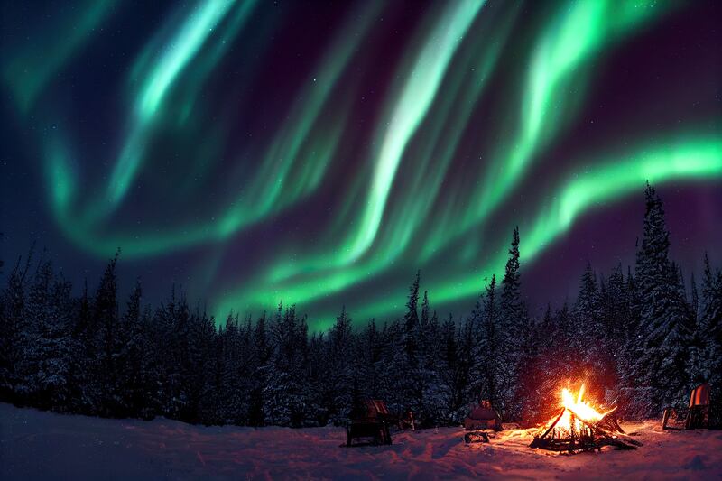 Make unforgettable memories against the backdrop of The Northern Lights in Swedish Lapland