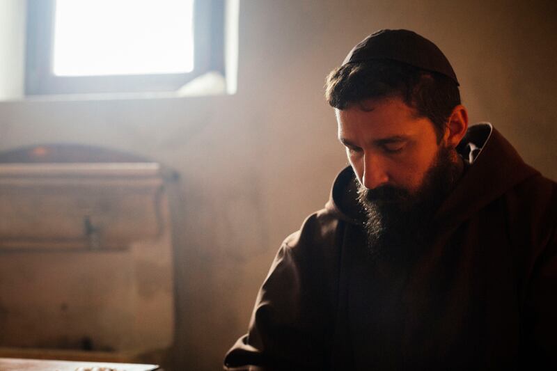 Shia LaBeouf in Padre Pio. Photograph: Dazzler Media/Christian Mantuano