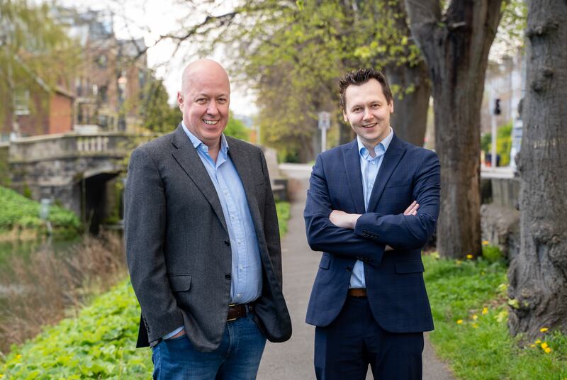 Social Entrepreneurs Ireland CEO Tim Griffiths is pictured with Adam Harris of AsIAm, Ireland’s national autism charity, one of 600 organisations that have benefitted from training and funding from Social Entrepreneurs Ireland