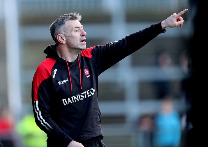 Rory Gallagher has been away from the top level of the game since stepping down as Derry manager in May 2023 after his former wife, Nicola, made allegations of domestic abuse. Photograph: Tom Maher/Inpho