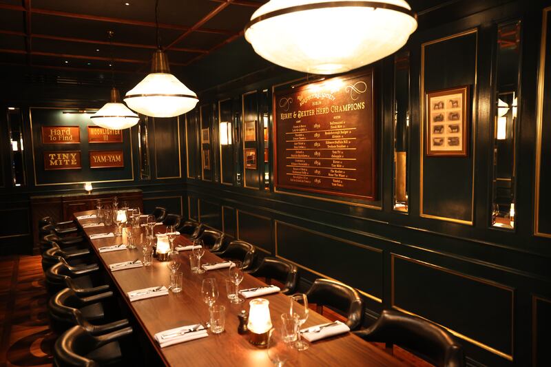 None the Wiser is an 18-seat private diningroom. Photograph: Dara Mac Dónaill