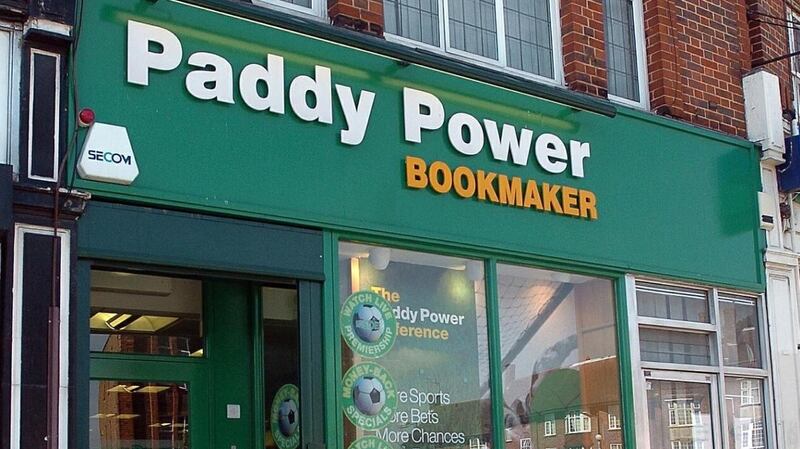 The UK gambling review has hung over gaming stocks like Flutter Entertainment, the FTSE 100-listed Irish parent of Paddy Power, Betfair and Skybet, for more than a year and a half. Photograph: Michael Stephens/PA 