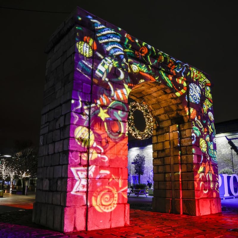 Dublin Winter Lights 2020. Photograph: Conor McCabe Photography