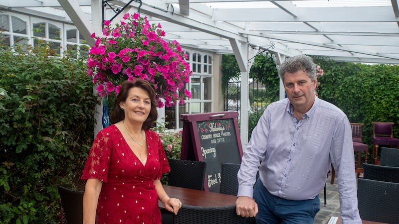 Joan and John O’Connor run Kilcooly’s Country House Hotel on Main Street. Photograph: Domnick Walsh