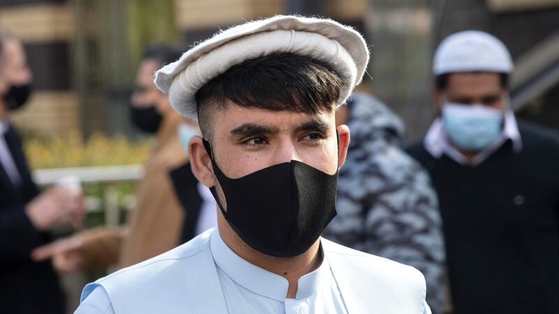 Yousaf Shiawari after attending Eid al-Fitr prayers. Photograph; Damien Eagers/The Irish Times