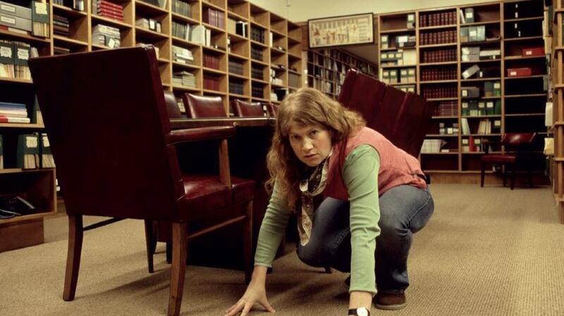 Artist as Medium, stereotype self-portrait in the Eileen J Garrett Library, Parapsychological Foundation, New York