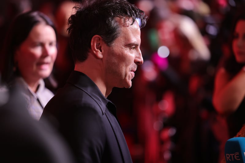 Andrew Scott at the IFTA awards in Dublin on Friday. Photograph: Alan Betson

