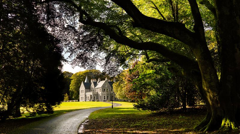 Mount Falcon, a 19th century wooded estate turned four-star hotel in Co Mayo