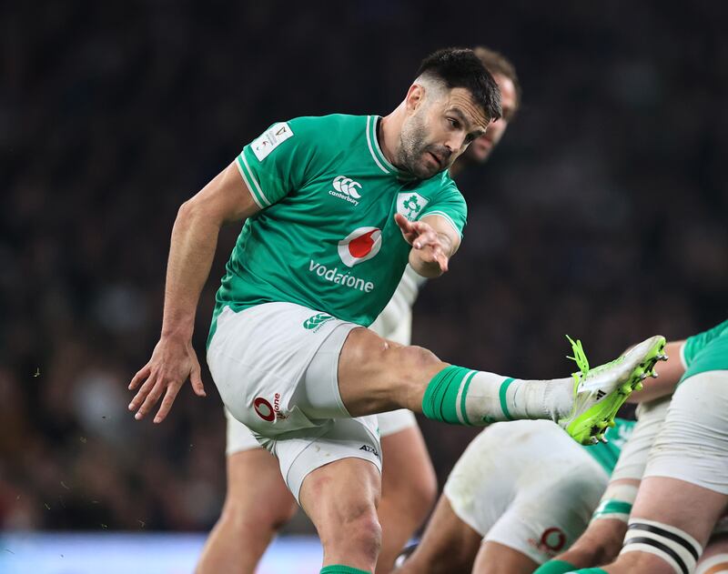 Ireland's Conor Murray received criticism for the decision to kick to touch in the end game of the Six Nations defeat to England. Photograph: Dan Sheridan/Inpho