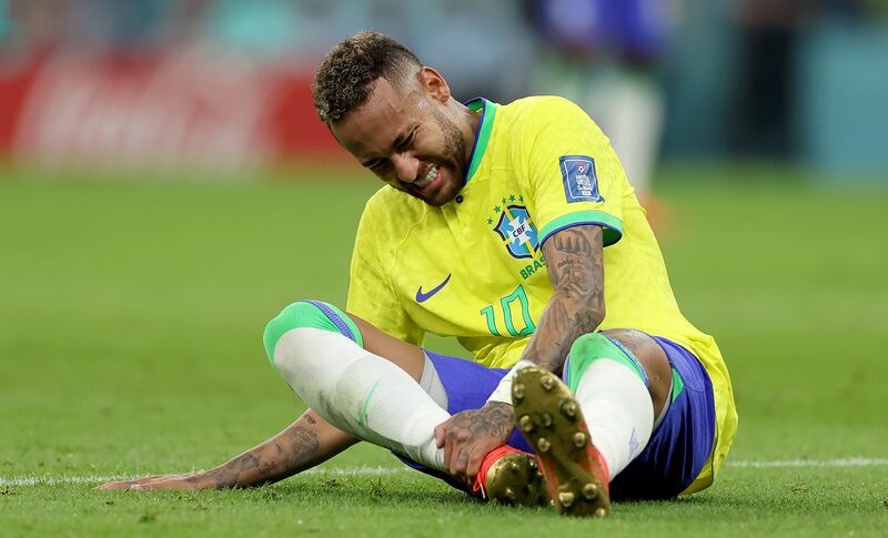 Neymar: by 2017 aged 25, he had already played nearly 500 senior matches for Santos, Barcelona and Brazil. Photograph: Lars Baron/Getty Images