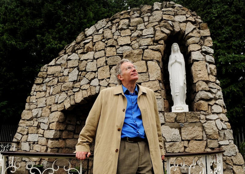 Fintan O'Toole pictured in 2010 at Saint Bernadette's Church, Clogher Road Crumlin. Photograph: Aidan Crawley