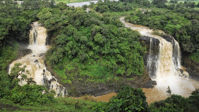 Waterfalls on the Blue Nile river, Ethiopia. Photograph: Thinkstock