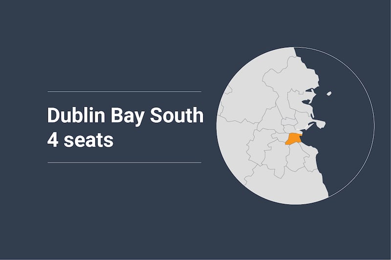 Dublin Bay South Constituency map