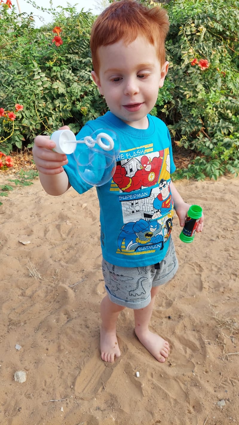 Ariel Bibas, who was kidnapped in the Hamas-led raid on Israel on October 7th, 2023. Hamas says he was killed, along with his sister and baby brother, in an Israeli air strike. Photograph: Family handout/PA Wire 