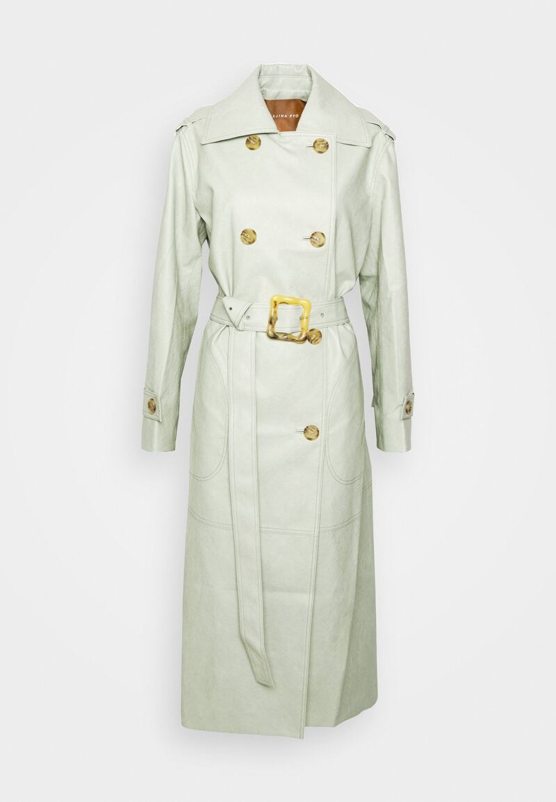 Leather trench coat €895 from Rejina Oyo, Zalando. 