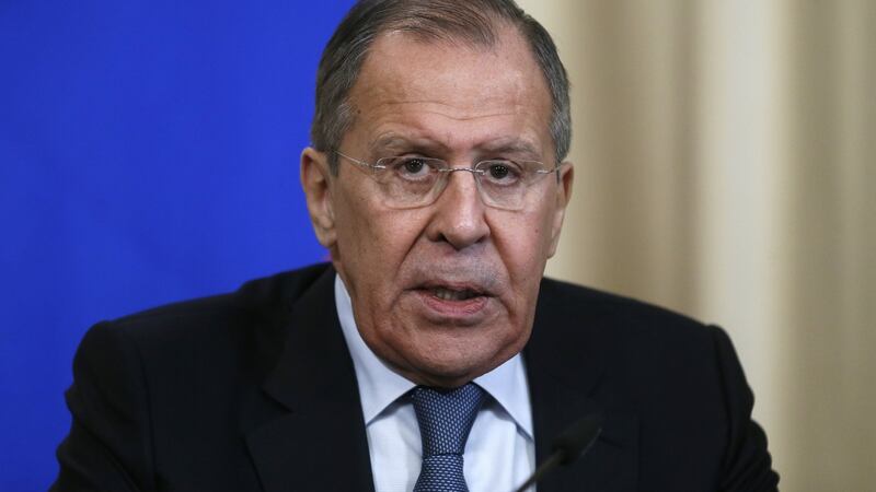 Russian foreign minister Sergei Lavrov said Russian experts found no trace of chemical weapons at the site. Photograph: Maxim Shipenkov/EPA