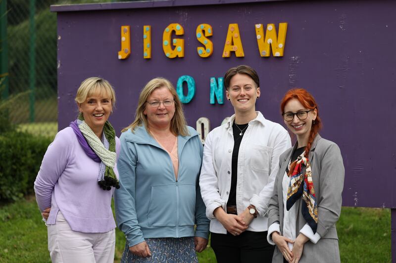 St Mary's Holy Faith School, Killester, where teachers - Mairéad Burke, Elaine Durkin, Caroline Leetch and Jess McDonough - are taking part of the Jigsaw One Good School initiative. Photograph: Nick Bradshaw