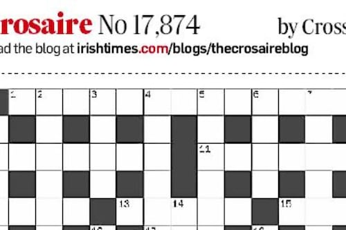 New setters for Irish Times Crosaire crossword