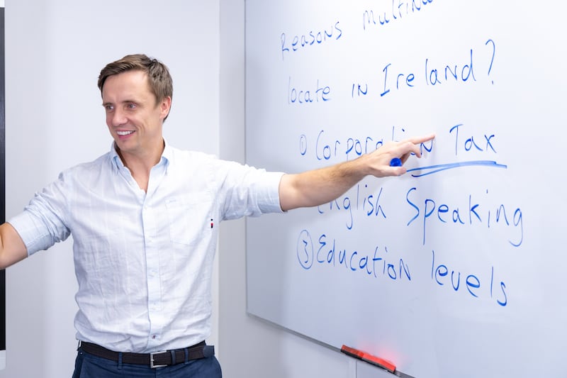 Rónán Murdock, co-founder of Grinds360, an online platform which provide private tuition