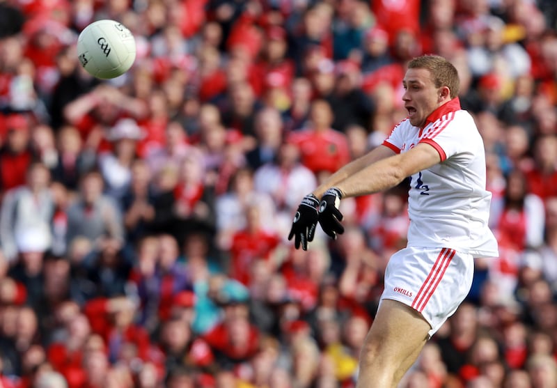 Ciáran Sheehan in action for Cork in the 2010 All-Ireland football final. Photograph: Donall Farmer/Inpho