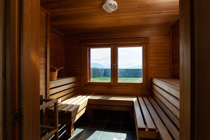 The property has a sauna 