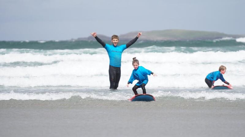 Tonn Nua surf school near Belmullet.