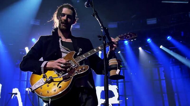 Hozier performing at the iTunes Festival in London's Roundhouse last September