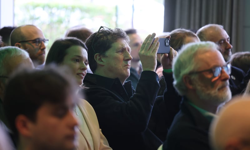 Former party leader Eamon Ryan at the annual convention of the Green Party held at the Castleknock Hotel Dublin.  Photo: Bryan O’Brien / The Irish Times

