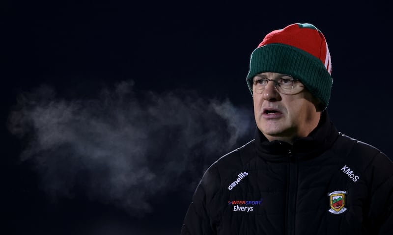 Mayo manager Kevin McStay. Photograph: James Crombie/Inpho